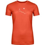 ORTOVOX Damen Shirt 150 COOL PEAK FOCUS TS W, Größe L in Orange