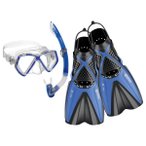 Mares - Kid's Set X-One Pirate - Schnorchelset Gr 24-29 - XS blau