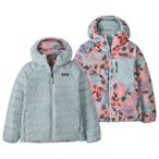 Patagonia - Kid's Reversible Down Sweater Hoody - Daunenjacke Gr XS grau