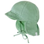 maximo - Kid's Mini Schildmütze Musselin - Cap Gr 53 cm türkis