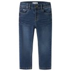 Name it - Kid's Silas Slim Fleece Jeans - Jeans Gr 92 blau