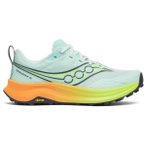 Saucony - Women's Peregrine 16 - Trailrunningschuhe 38,5 aqua / citron