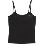 PUMA Damen Shirt MOVE 2IN1 TANK - REGULAR LENGTH, Größe XS in Schwarz