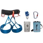 Black Diamond Momentum Package Kletterset  Kletterset Einsteiger blau Größe 10