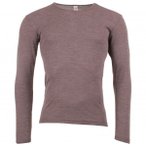 Engel - Unterhemd L/S - Merinounterwäsche Gr 46/48 braun