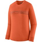 Patagonia Cap Cool Merino Graphic  Damen  Longsleeves Merino orange Größe S Li