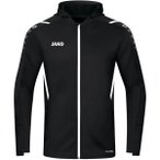 JAKO Kinder Trainingsjacke Challenge mit Kapuze, Größe 140 in Schwarz