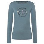 super.natural - Women's Bike Enthusiast L/S - Merinolongsleeve Gr XS grau