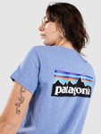 Patagonia P-6 Logo Responsibili T-Shirt abundant blue Gr. XS