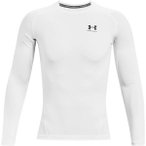UNDER ARMOUR Herren Langarm HG Armour Comp LS, Größe L in Weiß