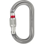 Petzl OK Screw-Lock Ovalkarabiner, grau