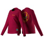 La Sportiva - Women's Climbing On The Moon Sweatshirt - Pullover Gr XS rot