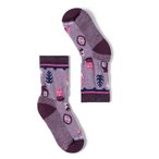 Smartwool Hike Light Cushion Critter Cache  Kinder  Wandersocken purple dawn Gr�