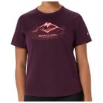 Asics - Women's Fujitrail Logo S/S Top - Laufshirt Gr XS lila
