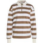 ADIDAS Damen Polo Essentials Contemporary French Terry, Größe L in Grau