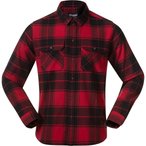 Bergans Nordmarka Flannel  Herren  Hemden rot Größe M Trekking  Hautfreundlich