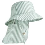 LIEWOOD - Kid's Damona Seersucker Sun Hat - Hut Gr 45-48 cm - 6-9 Months grau
