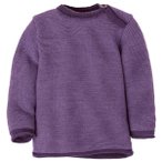 disana - Kid's Melange-Pullover - Merinopullover Gr 74/80 lila