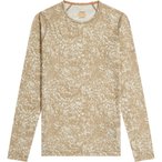 Icebreaker Merino 200 Oasis Moss Bloom AOP  Damen  Langarm Unterhemden beige Gr�