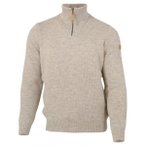 Ivanhoe of Sweden - NLS Elm Half Zip - Wollpullover Gr M grau/beige