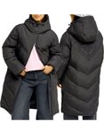 Roxy - Longue doudoune à capuche - Shadow Wave Puffa Jacket Anthracite für Dam
