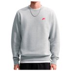 Nike - Club BB Crew - Pullover Gr M grau