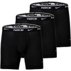 NIKE Herren Boxer Shorts, 3er Pack - Boxers, Cotton Stretch, einfarbig, Größe 