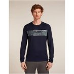 ICEBREAKER Herren Longsleeve MER 200 OASIS, Größe XL in Blau