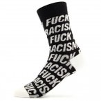 DEDICATED - Socks Sigtuna Fuck Racism Pattern - Multifunktionssocken 41-45 schwa