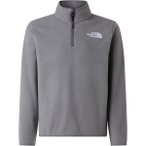 The North Face Kinder Glacier 1/4 Zip Pullover (Größe 134 , grau)