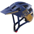 CRATONI MTB-Helm AllSet Pro  blau/gold matt, Größe 58-62cm in Blau
