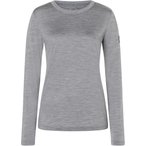 Super.Natural Casual Rib Bio J  Damen  Longsleeves Merino grau Größe XS Trekki