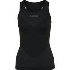 HUMMEL Damen Unterhemd FIRST SEAMLESS TANK, Größe XS-S in Schwarz