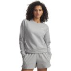 UNDER ARMOUR Damen Sweatshirt SPORT TERRY CREW, Größe XS in Silber