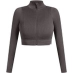 SMILODOX Trainingsjacke Slim Zeya, Größe XS in Grau