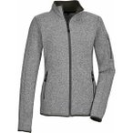 KILLTEC Damen Unterjacke KOW 111 WMN KNT FLC JCKT, Größe 46 in Grau