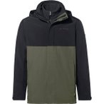 VAUDE Herren Doppeljacke Me Rosemoor 3in1 Jacket, Größe XXL in Schwarz