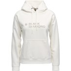 Black Diamond Damen Mini Stacked Po Hoodie (Größe M, weiss)