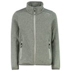 CMP - Girl's Jacket Jacquard Knitted - Fleecejacke Gr 116 grau