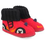 Haflinger - Kid's Hüttenschuh Feuerwehr - Hüttenschuhe 30 rot