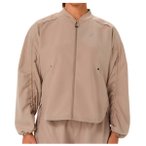 Asics - Women's Nagino Run Adjustable Jacket - Laufjacke Gr M braun