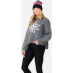 KRIMSON KLOVER Damen Pullover Snowflake, Größe L in Schwarz