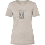 Super.Natural Flower Boots  Damen  T-Shirts beige Größe L Trekking  Hautfreund