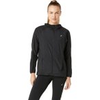 ASICS Damen Jacke ROAD PACKABLE JACKET, Größe L in Schwarz