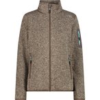 CMP Strick Fleece  Damen  Fleecejacke oliv Größe 3XL Trekking  Atmungsaktiv