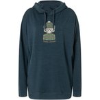 Super.Natural Snow Cat  Damen  Hoodies blau Größe M Trekking  Hautfreundlich M