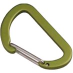 Munkees Flat Wiregate Carabiner  Schlüsselanhänger gruen Größe 4x40mm