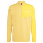 adidas Terrex - Multi Half Zip L/S Tee - Fleecepullover Gr S beige