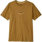 Patagonia 95 Oval Logo  Herren  T-Shirts braun Größe XL Lifestyle  Hautfreundl