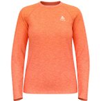 ODLO Damen T-shirt crew neck l/s ESSENTIA, Größe L in Orange